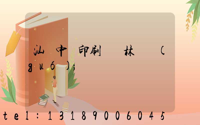 汕頭中興印刷廠 林偉國(guó)